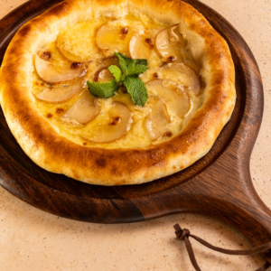 Khachapuri With Blue Cheese & Pear